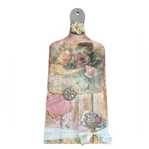 Handcrafted Floral Decorative Cutting Board